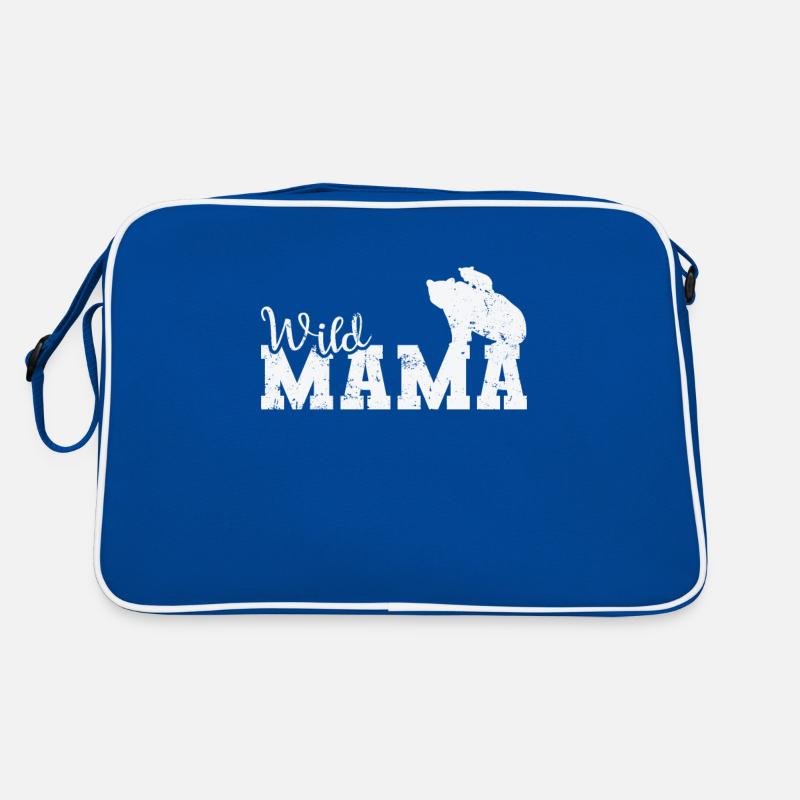 Wild Mama Bear Forest Animal Retro Bag