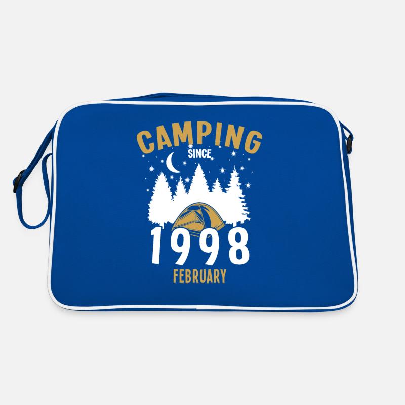 Anniversaire: Camping depuis février 1998 Camping Sac Retro