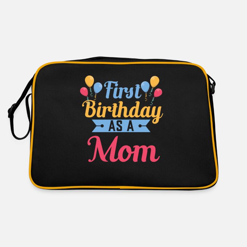 Erster Geburtstag Als Mutter Schwanger Sprüche Retro Tasche