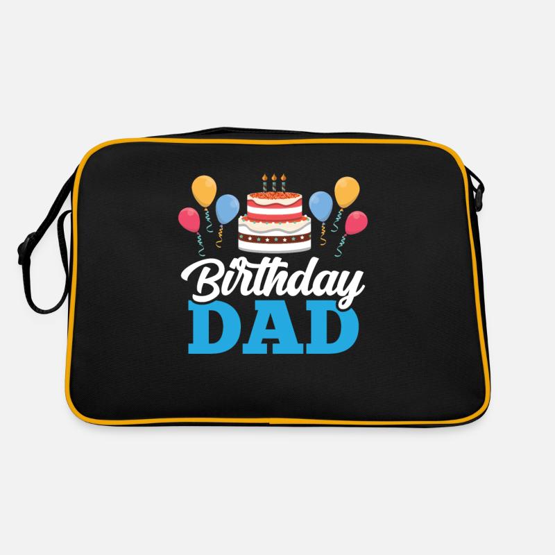 Geburtstag Papa Party Papi Vater Retro Tasche