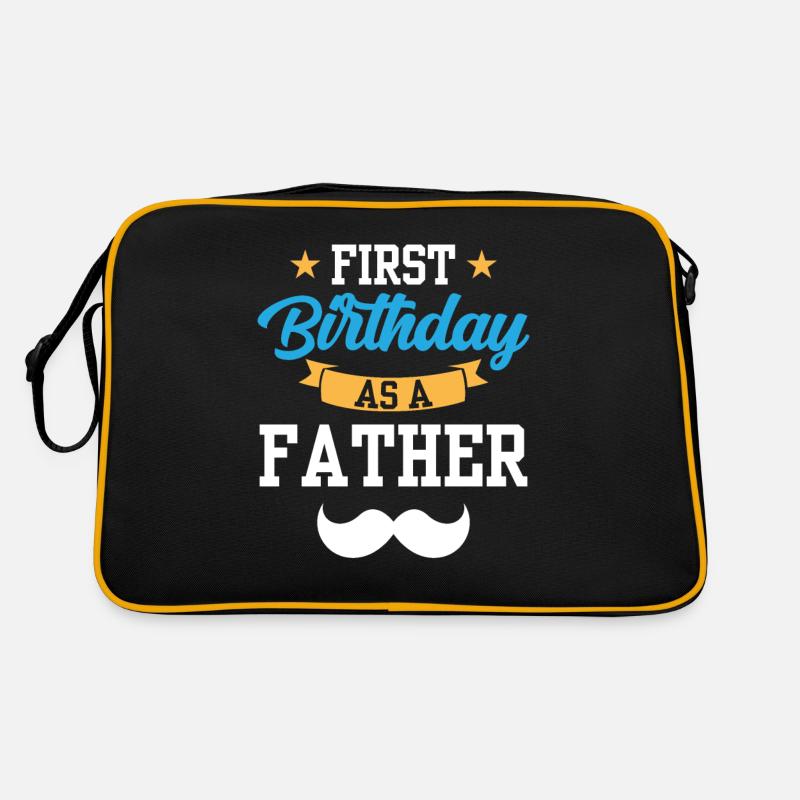Erster Geburtstag Als Vater Papi Papa Party Retro Tasche
