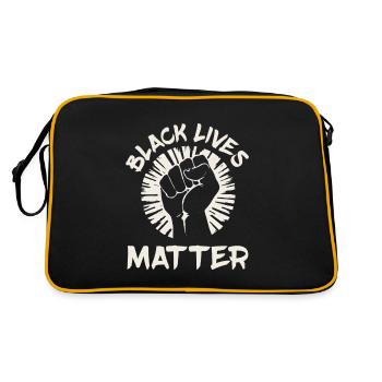 Black Lives Count - Retro Bag - black/gold - Back