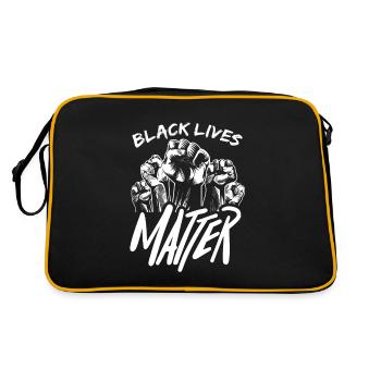 Black Lives Count - Retro Bag - black/gold - Back