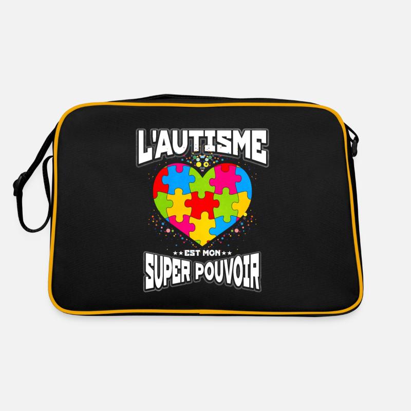 L'autisme est mon super pouvoir Retro Bag