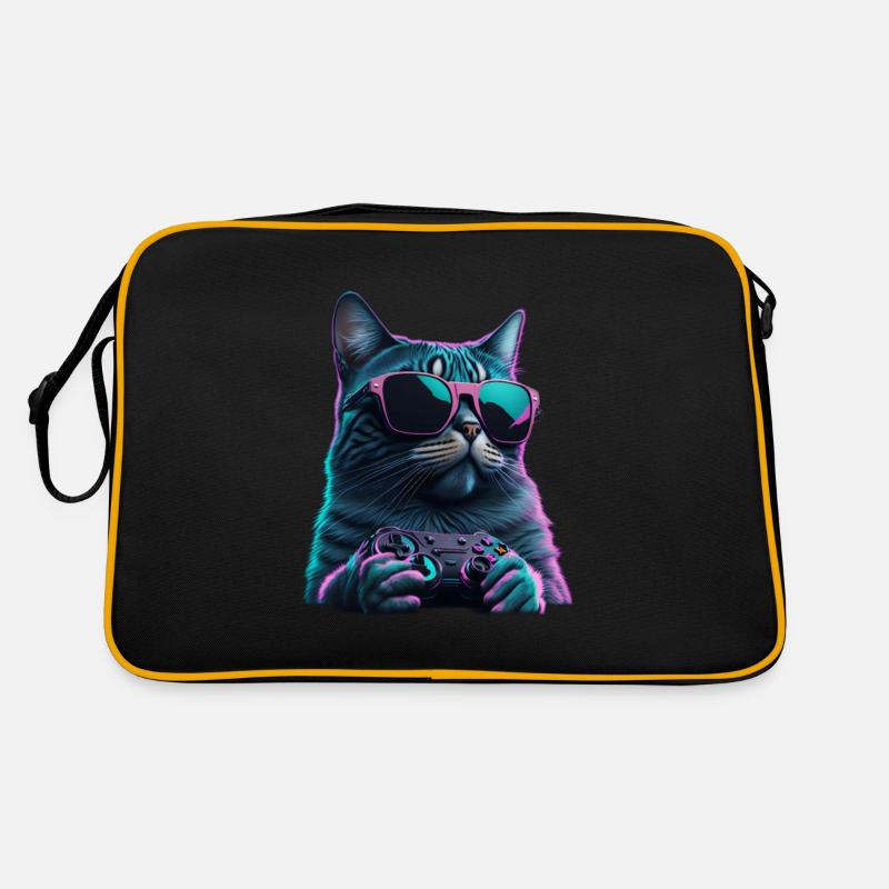 Gaming cat Retro Tasche