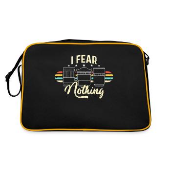 Camera Operator I Fear Nothing Retro Video Shoots - Retro Bag - black/gold - Back