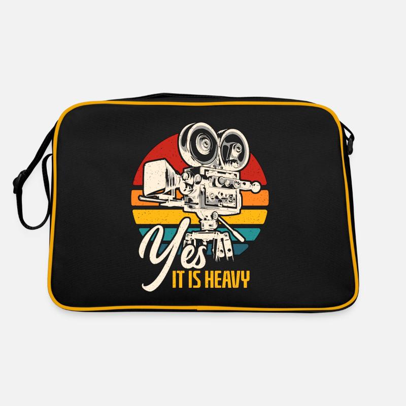 Camera Operator Yes It Is Heavy Retro Video Shoots Retro Tasche