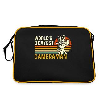 Caméraman Le meilleur caméraman rétro du monde - Sac Retro - noir/or - Dos