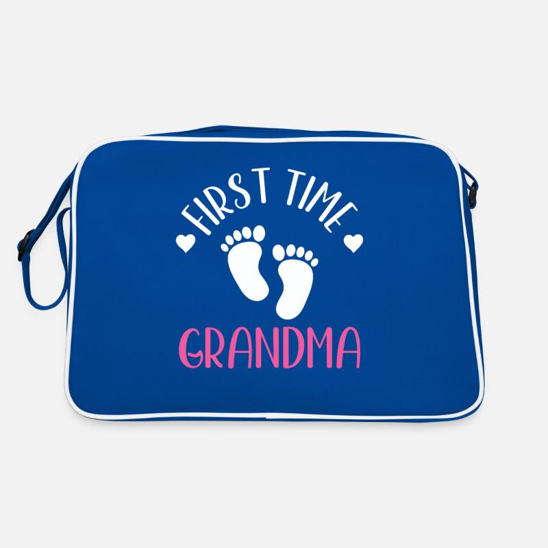 Première fois Grand-mère Mignons grands-parents Première fois Sac Retro