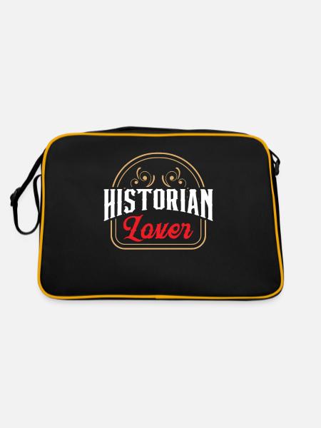 History Lover History Historian Profession - Retro Bag - black/gold - Back
