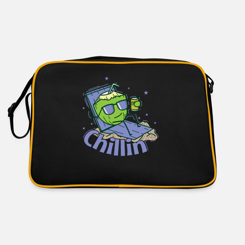 Chillin sur la plage exotique Sac Retro