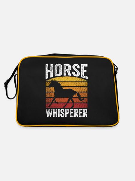 Horse Whisperer Horse Whisperer Équitation - Sac Retro - noir/or - Dos