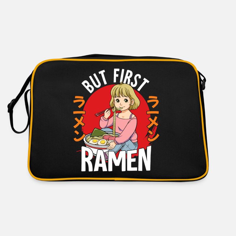 But First Ramen Retro Tasche