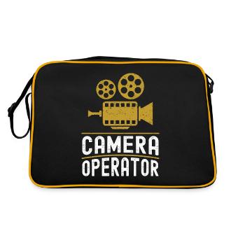 Camera Operator Movie Maker Video Shoots Cameraman - Retro Bag - black/gold - Back
