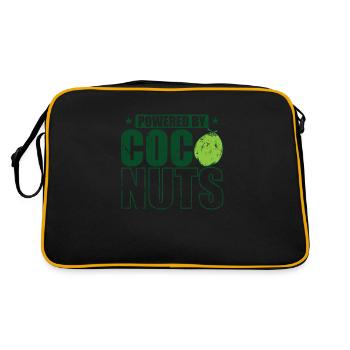 Powered by Coconuts Palm Exotic Fruit - Retro Bag - black/gold - Back