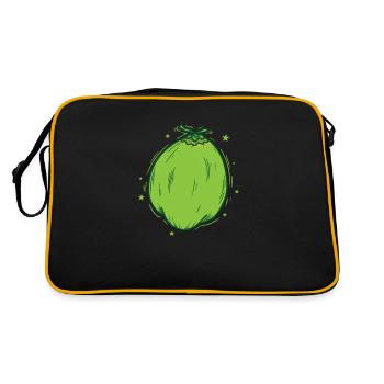 Cocotier Fruit exotique - Sac Retro - noir/or - Dos