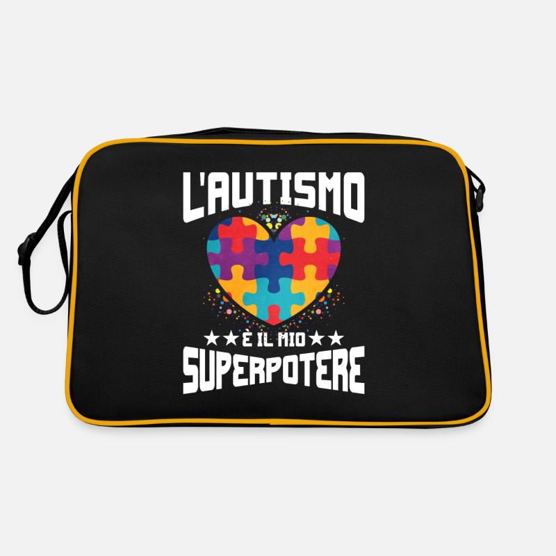 Cadeau autisme autisme Sac Retro