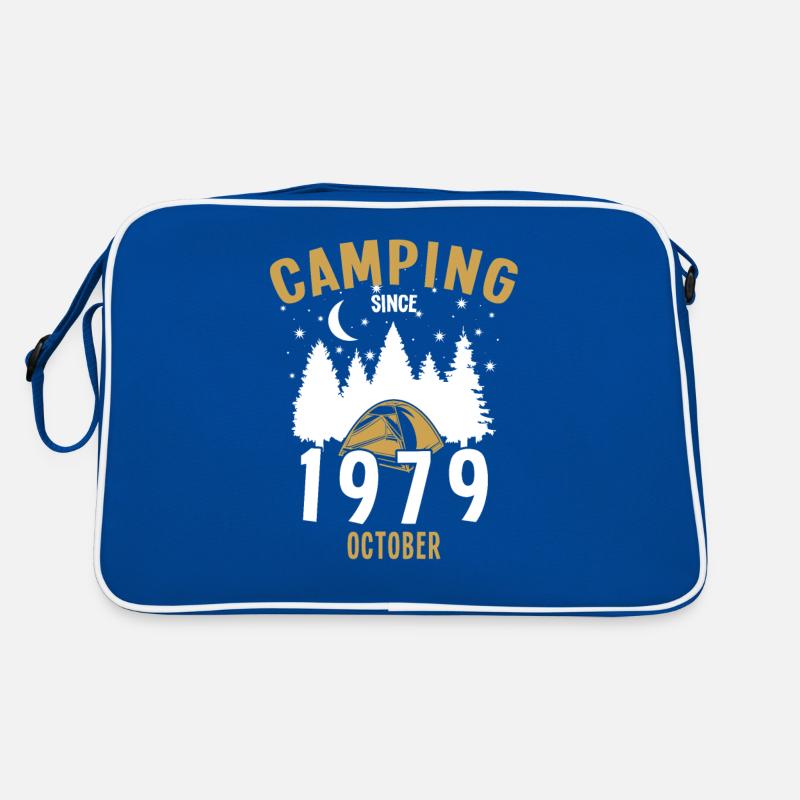 Birthday: Camping since October 1979 Zelten Retro Bag