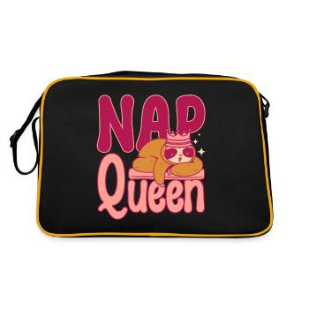 Sloth Nap queen - Retro Bag - black/gold - Back