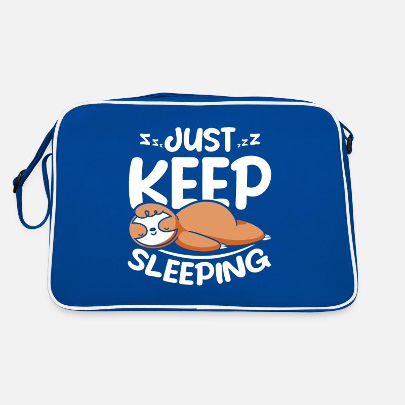 Sloth just keep sleeping Retro Tasche