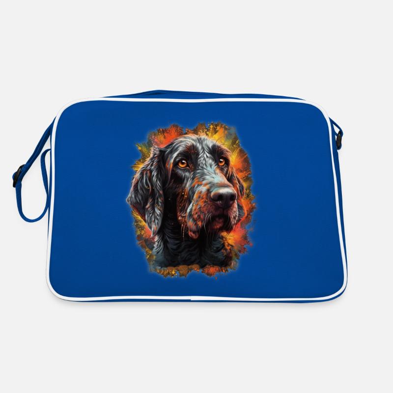 jagdhund Deutsch-Drahthaar Retro Tasche