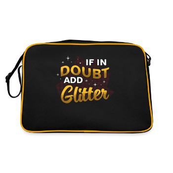 Makeup Artist If In Doubt Add Glitter Cosmetics - Retro Bag - black/gold - Back