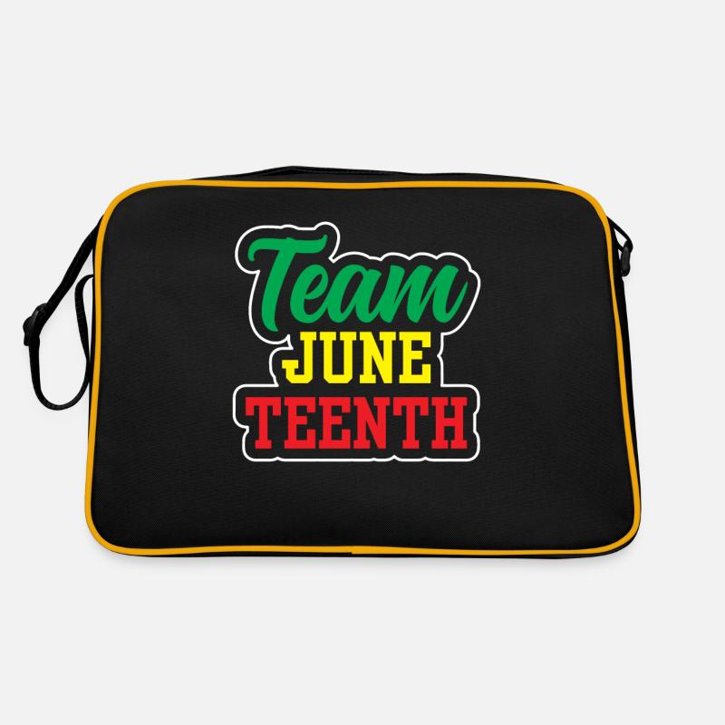Équipe Juneteenth 1865 Afro-Américain Noir Sac Retro