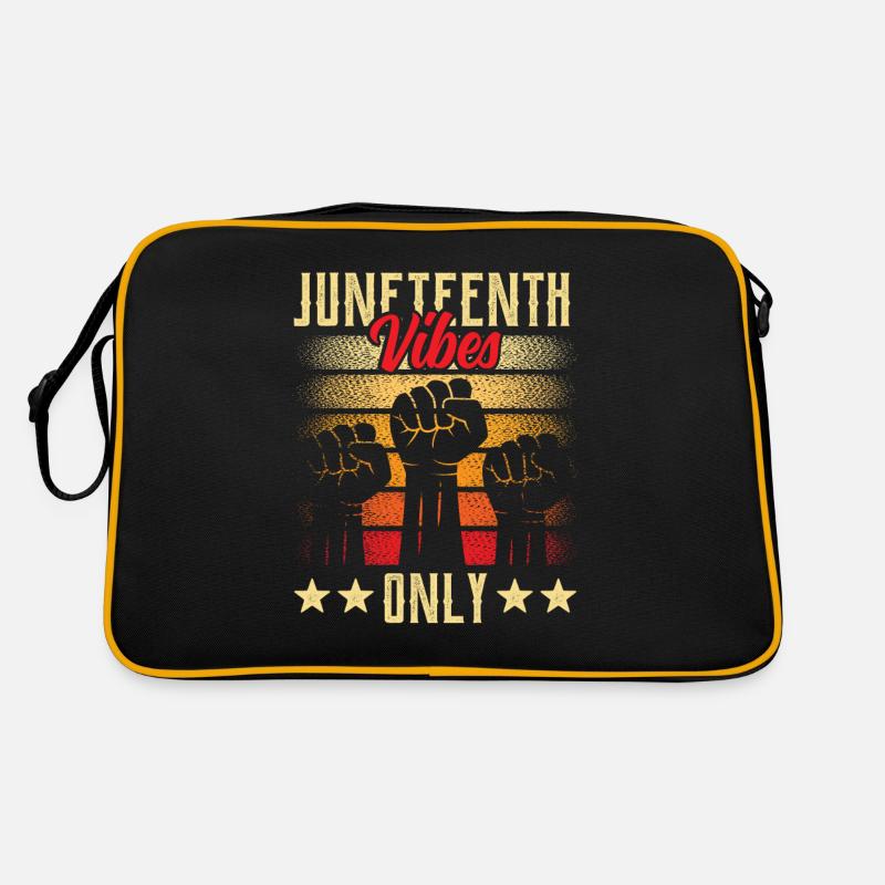 Seulement Juneteenth Vibes 1865 Afro-Américain Noir Sac Retro