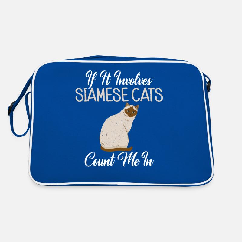 Cadeaux de chat siamois Sac Retro