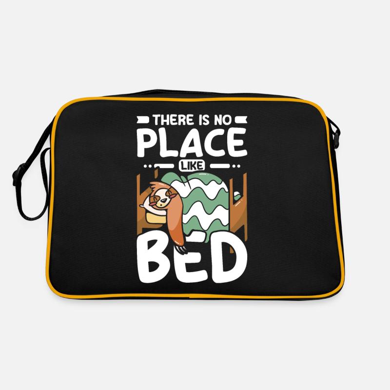 There is no place like bed Sloth Retro Bag