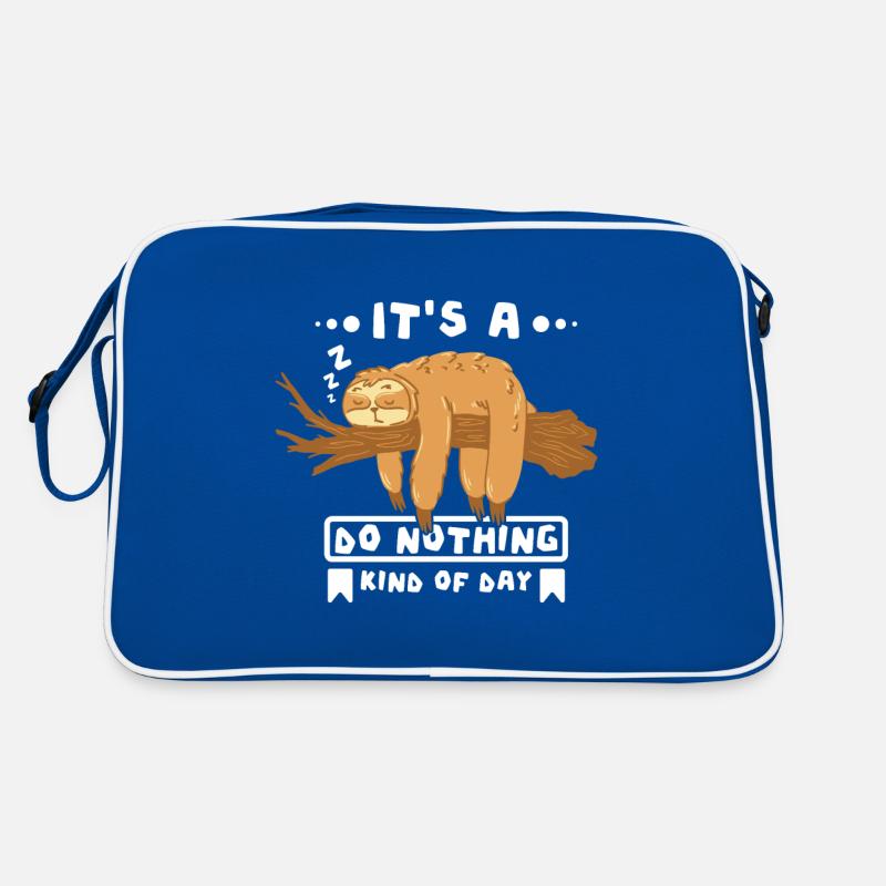 It's a do nothing kind of day Sloth Retro Tasche