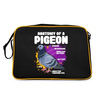 Dove - Retro Bag - black/gold - Back