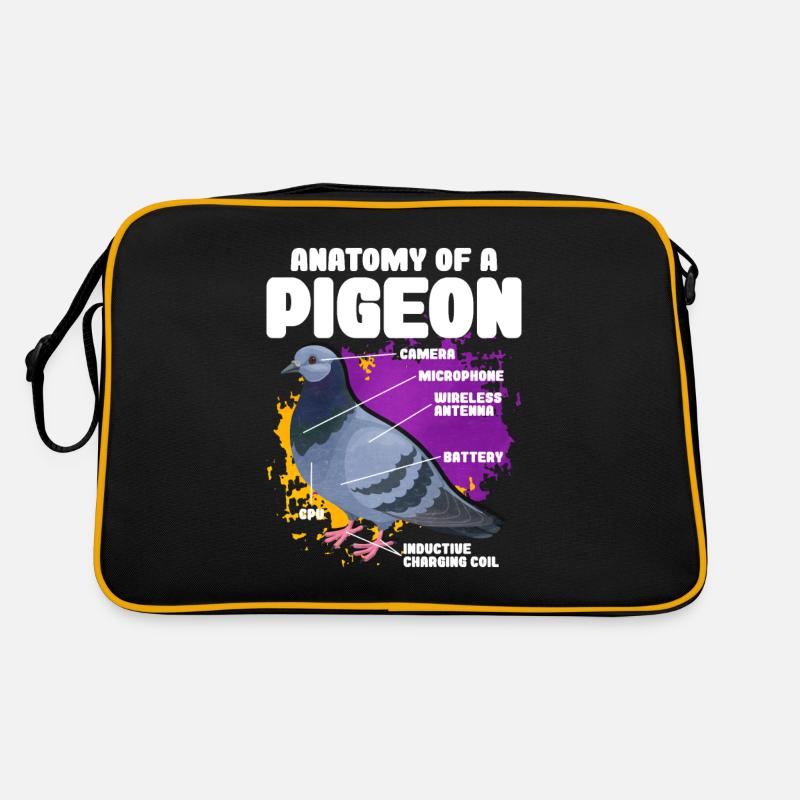 Dove - Retro Bag - black/gold