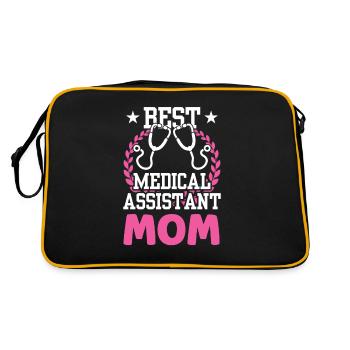 Best Medical Assistant Mom Assistant - Retro Bag - black/gold - Back