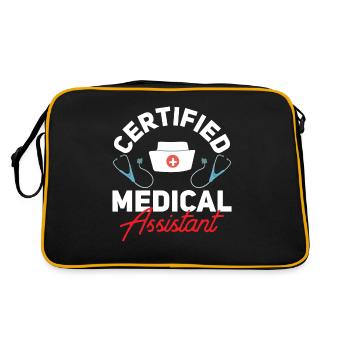 Assistant médical Profession Médicale - Sac Retro - noir/or - Dos