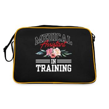 Medical Assistant In Training Assistance - Retro Bag - black/gold - Back