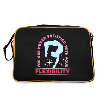 Contortion You Are Never Satisfied Circus Art - Retro Bag - black/gold - Back