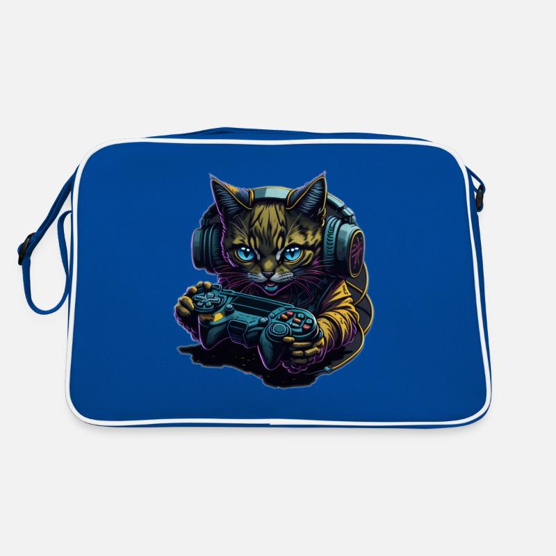 Gaming Katze Retro Tasche
