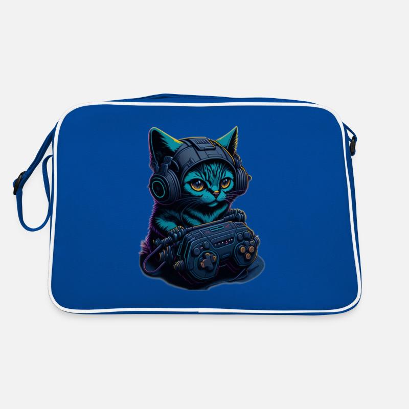 Gaming Katze Retro Tasche