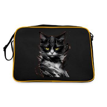 Cat Pet - Retro Bag - black/gold - Back