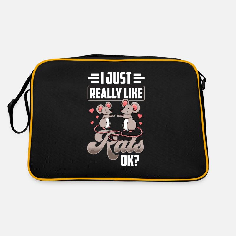 J’aime juste les rats très mignon animal rat Sac Retro