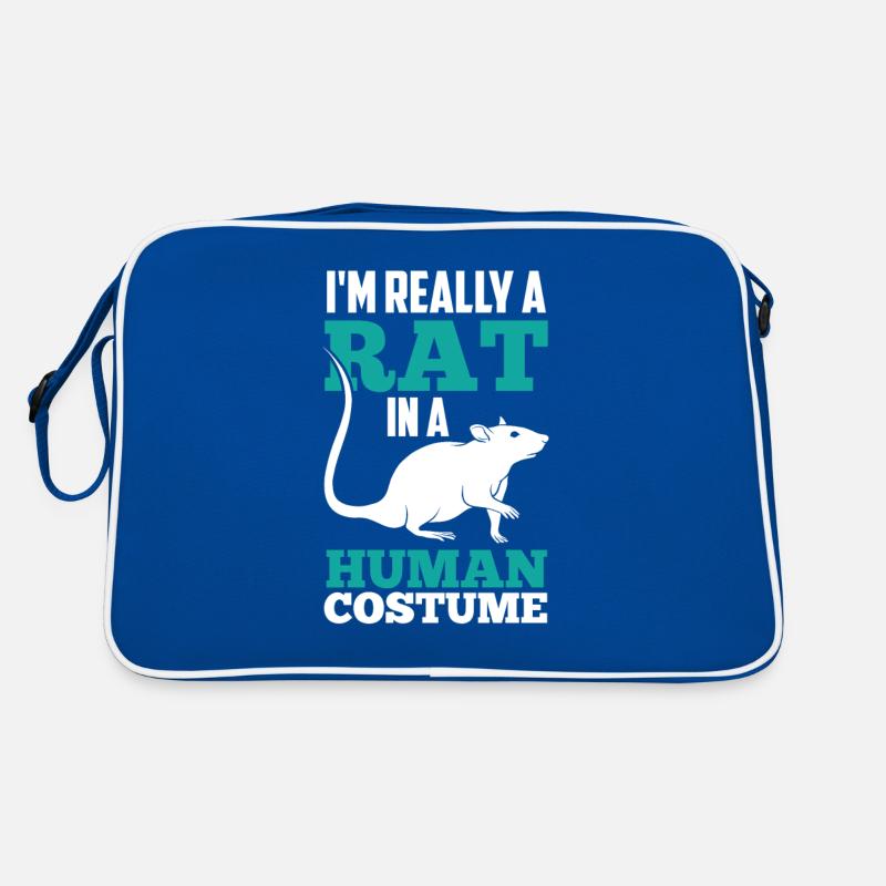 Ich Bin Eine Ratte In Einem Menschlichen Kostüm Retro Tasche