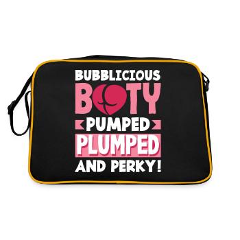 Bubblicious Booty: Pumped, Plumped, and Perky - Retro Bag - black/gold - Back
