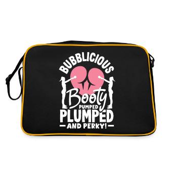 Bubblicious Booty: Pumped, Plumped, and Perky - Retro Bag - black/gold - Back