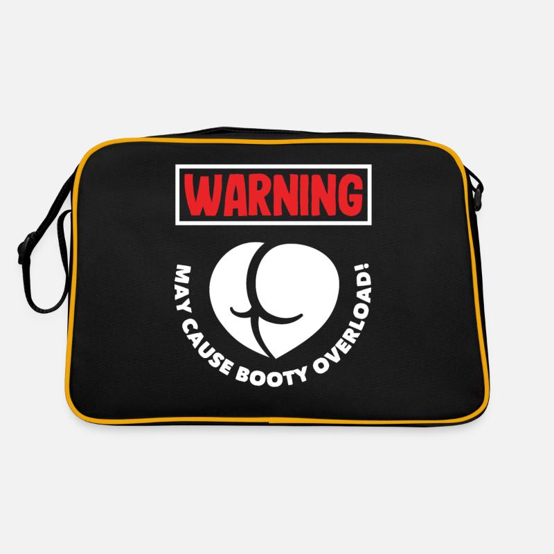 Warning: May Cause Booty Overload Retro Tasche
