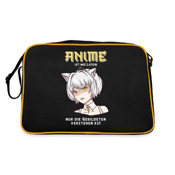 front 37031645650896319 - Retro Tasche - Schwarz/Gold - Hinten