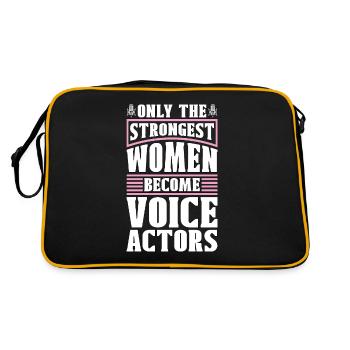 Acteur de doublage seulement Les femmes les plus fortes Art de la voix - Sac Retro - noir/or - Dos