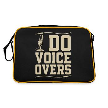 Acteur de doublage I Do Voix off Annonceur Acteur - Sac Retro - noir/or - Dos