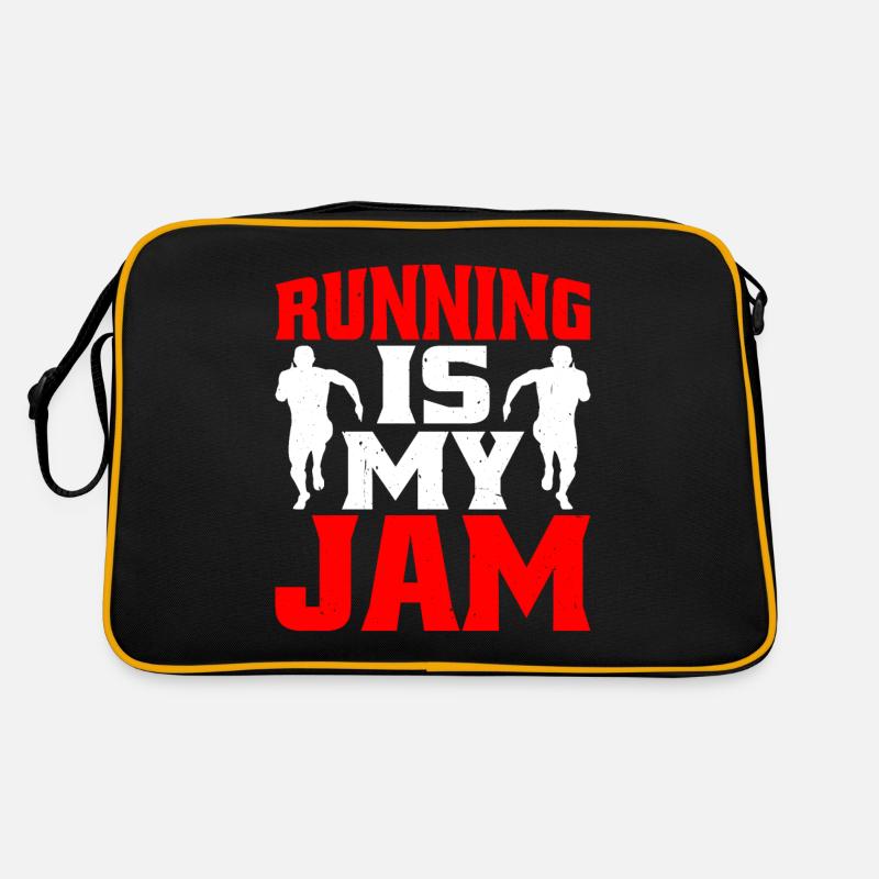 Running Is My Jam 7 Retro Bag