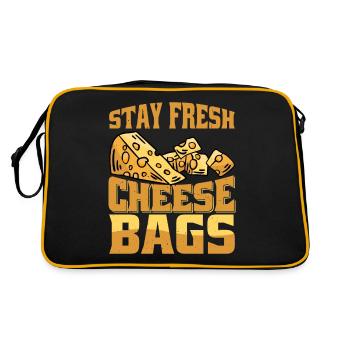 Stay Fresh Cheese Bags 44 - Sac Retro - noir/or - Dos
